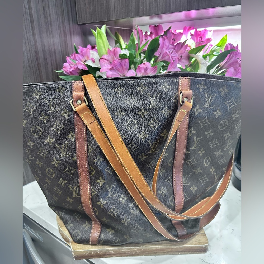 Louis Vuitton Brown Monogram Canvas Tote